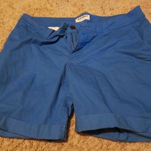 Bold Blue Bermuda Shorts